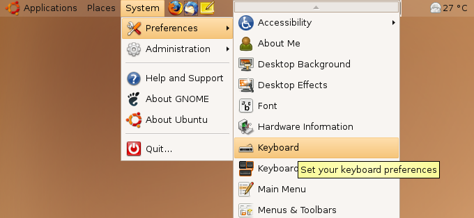 Keyboard Layout in Gnome
